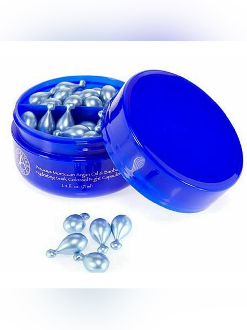 Signature Club A PM Argan Oil & Baobab Hydrating Capsules Soak ColossalNightCAPS